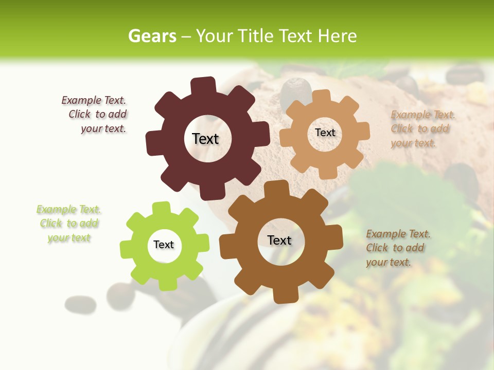 Brown Ingredient Gourmet PowerPoint Template