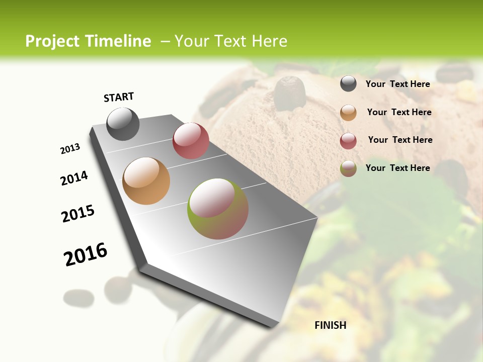 Brown Ingredient Gourmet PowerPoint Template