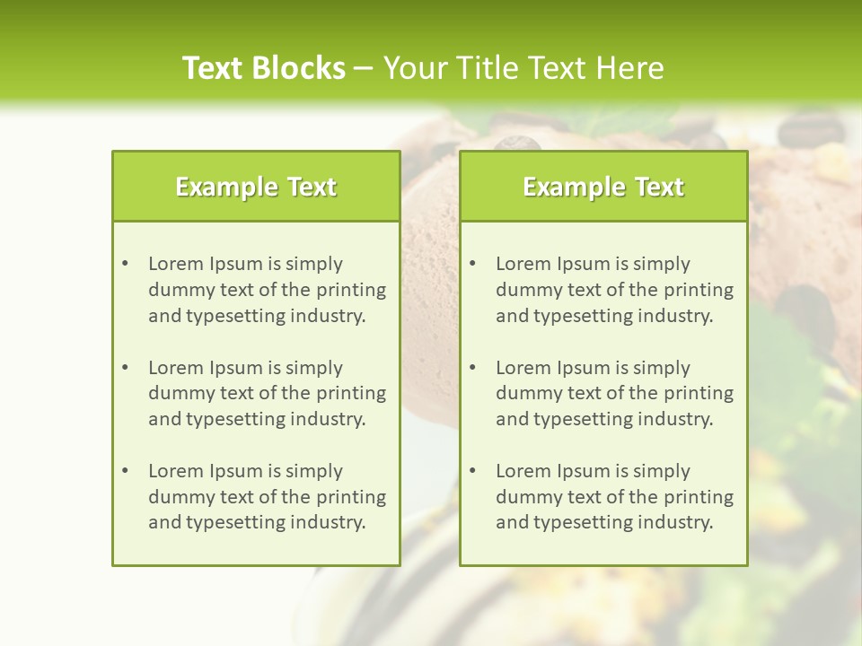 Brown Ingredient Gourmet PowerPoint Template