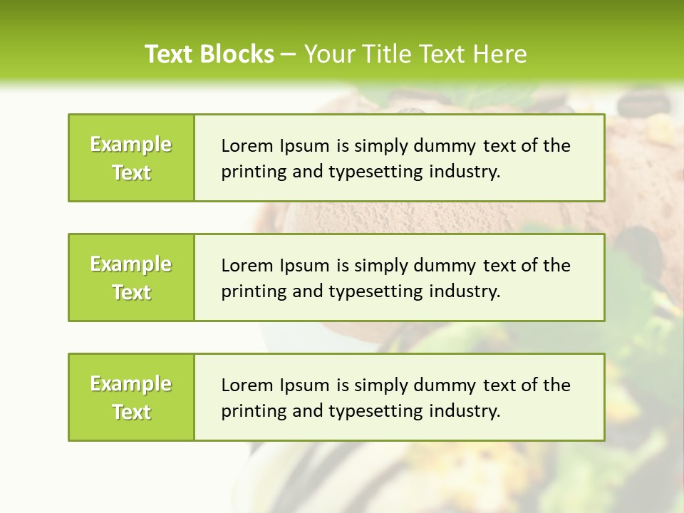 Brown Ingredient Gourmet PowerPoint Template