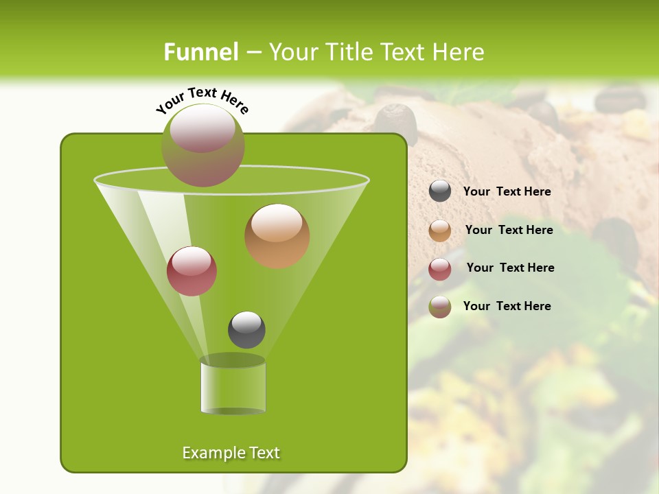 Brown Ingredient Gourmet PowerPoint Template