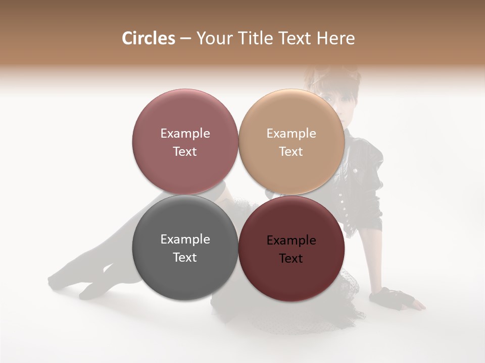 People Female Model PowerPoint Template