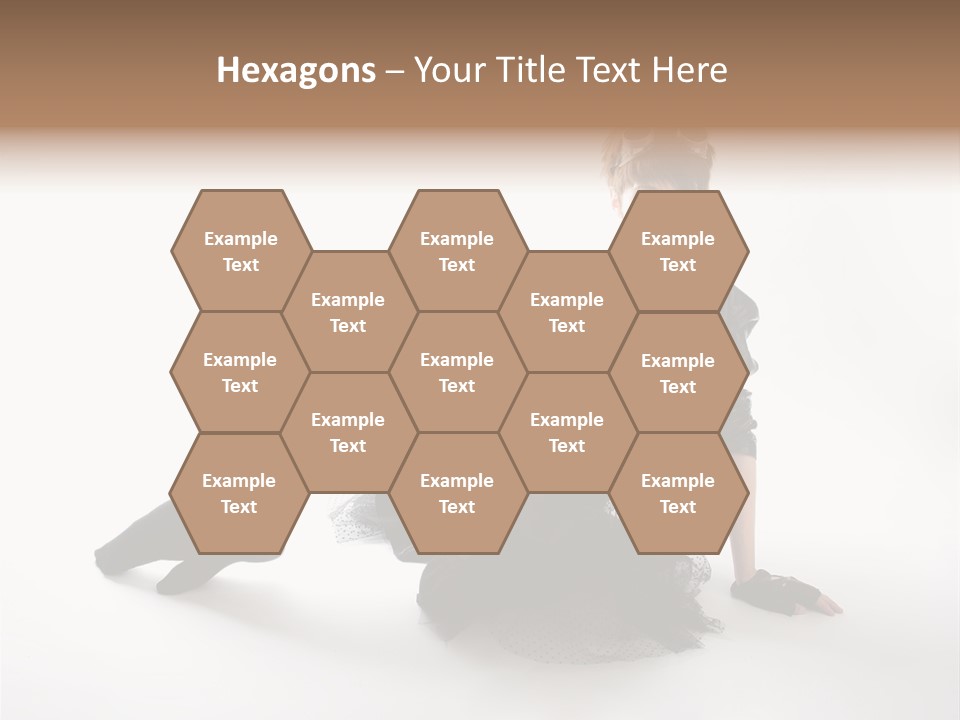 People Female Model PowerPoint Template