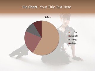 People Female Model PowerPoint Template