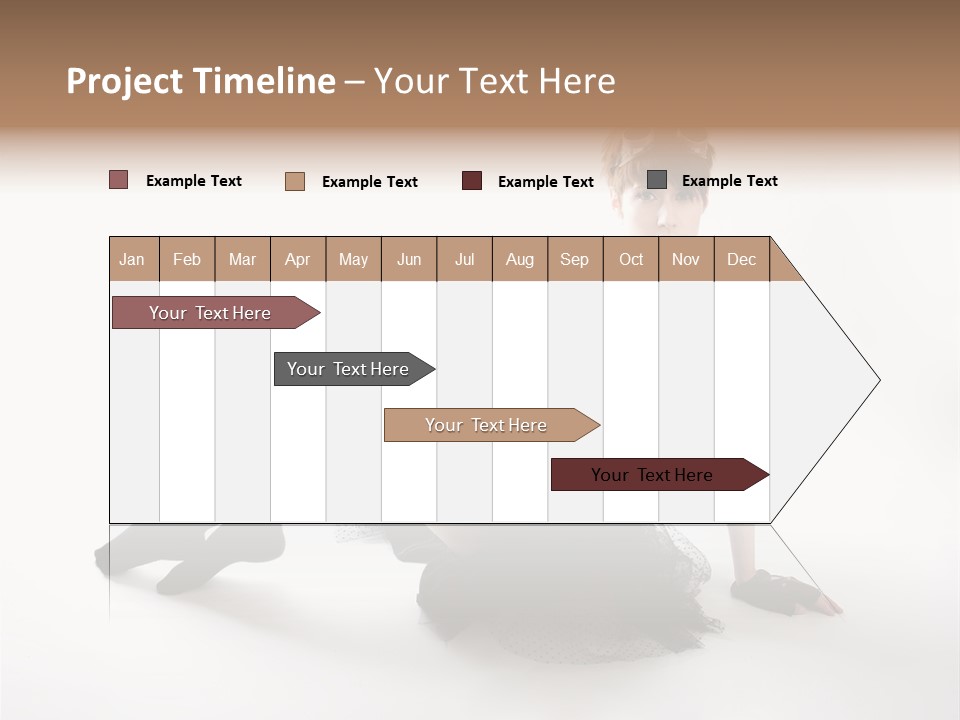 People Female Model PowerPoint Template