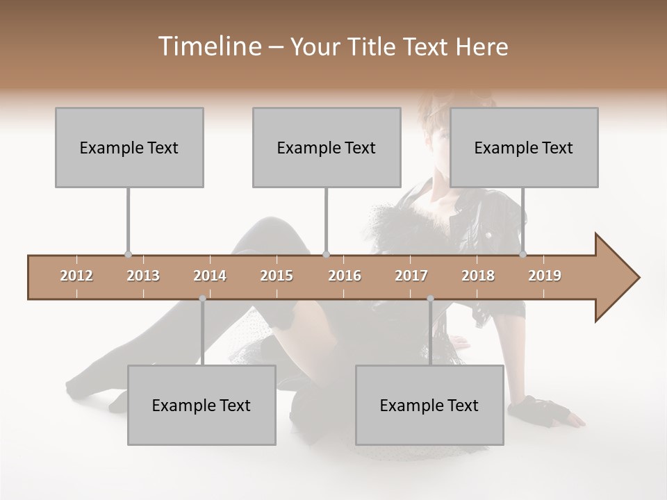 People Female Model PowerPoint Template