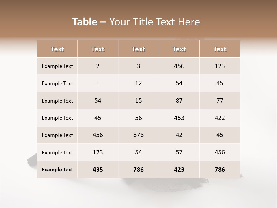 People Female Model PowerPoint Template