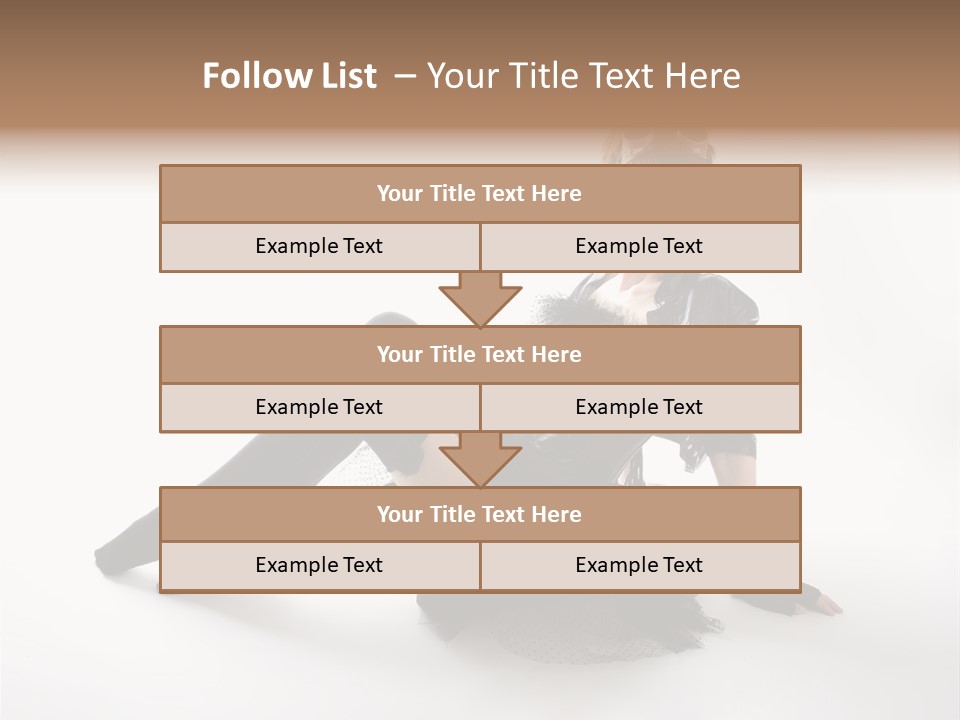 People Female Model PowerPoint Template