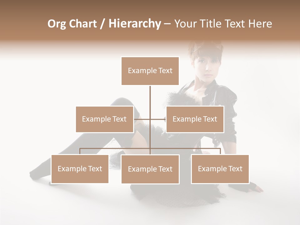 People Female Model PowerPoint Template