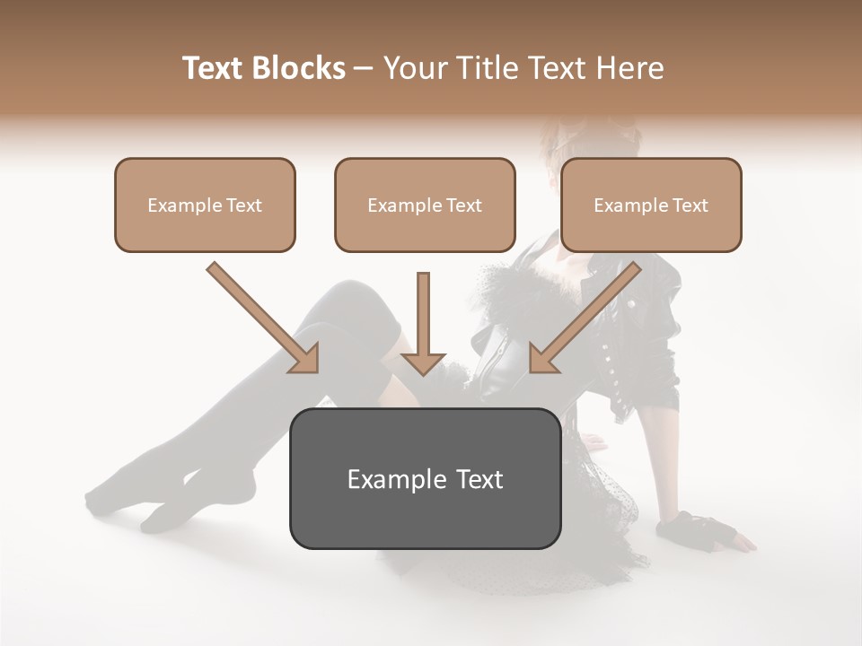 People Female Model PowerPoint Template