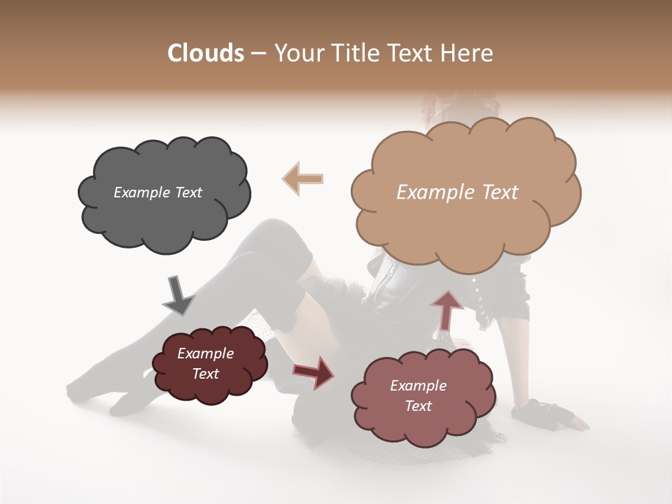 People Female Model PowerPoint Template