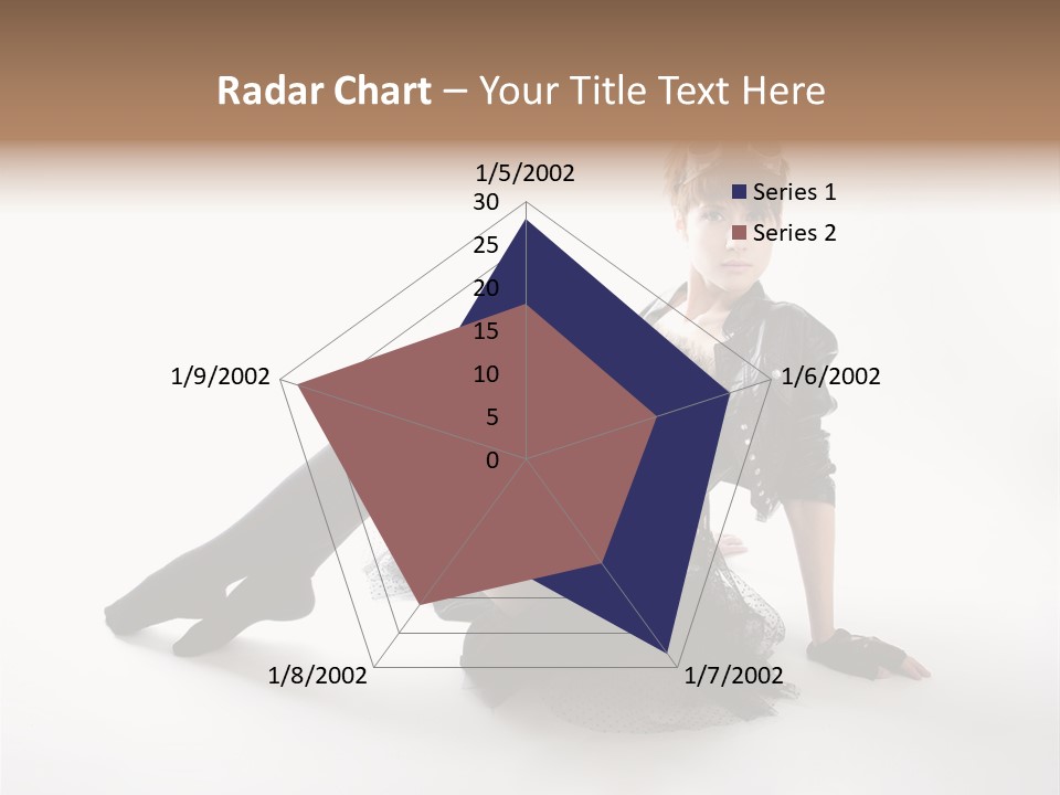 People Female Model PowerPoint Template