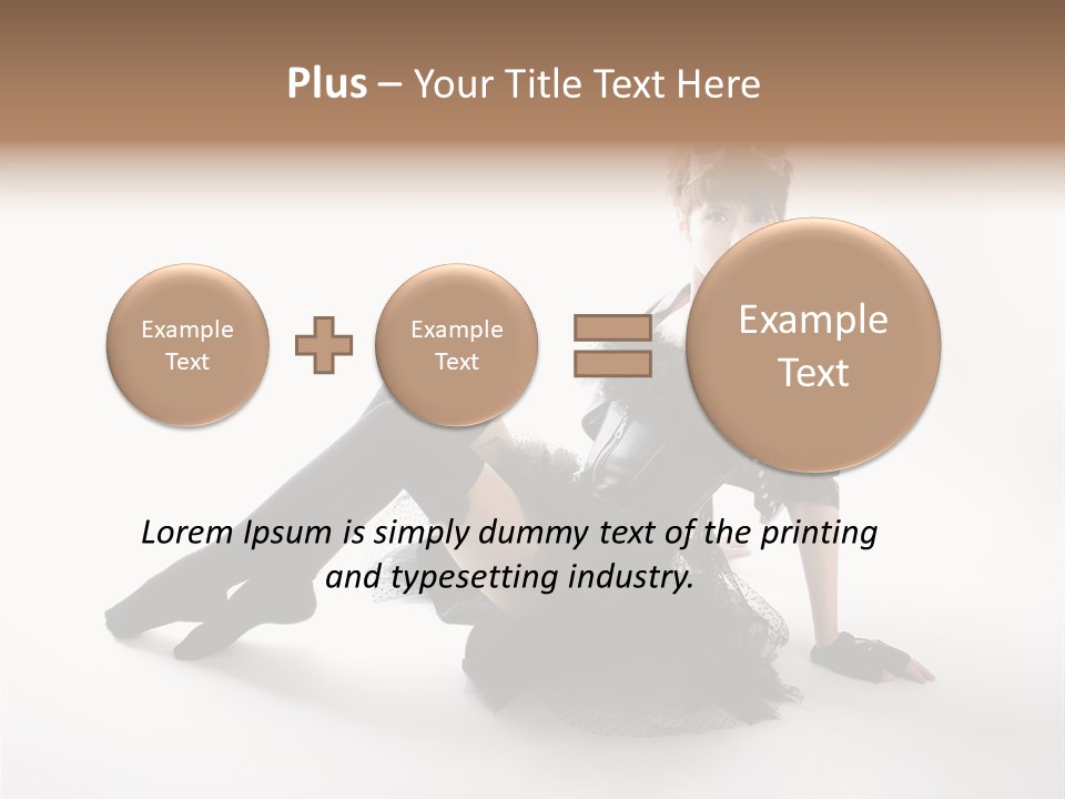 People Female Model PowerPoint Template