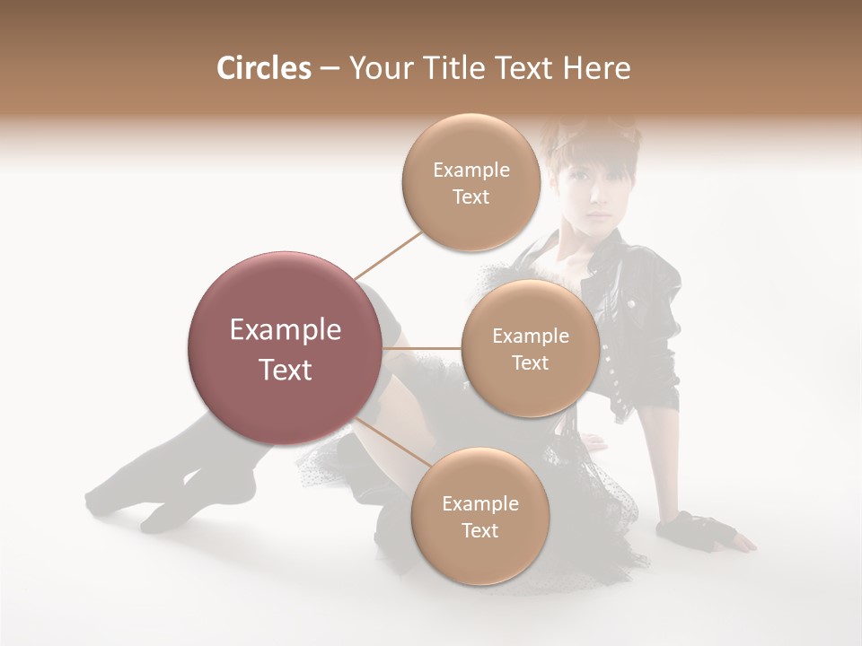 People Female Model PowerPoint Template