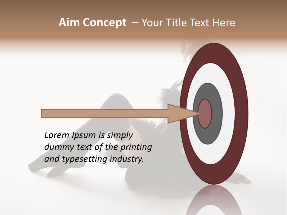 People Female Model PowerPoint Template