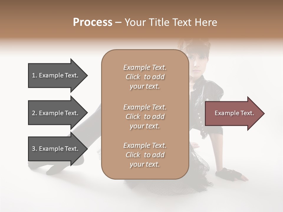 People Female Model PowerPoint Template