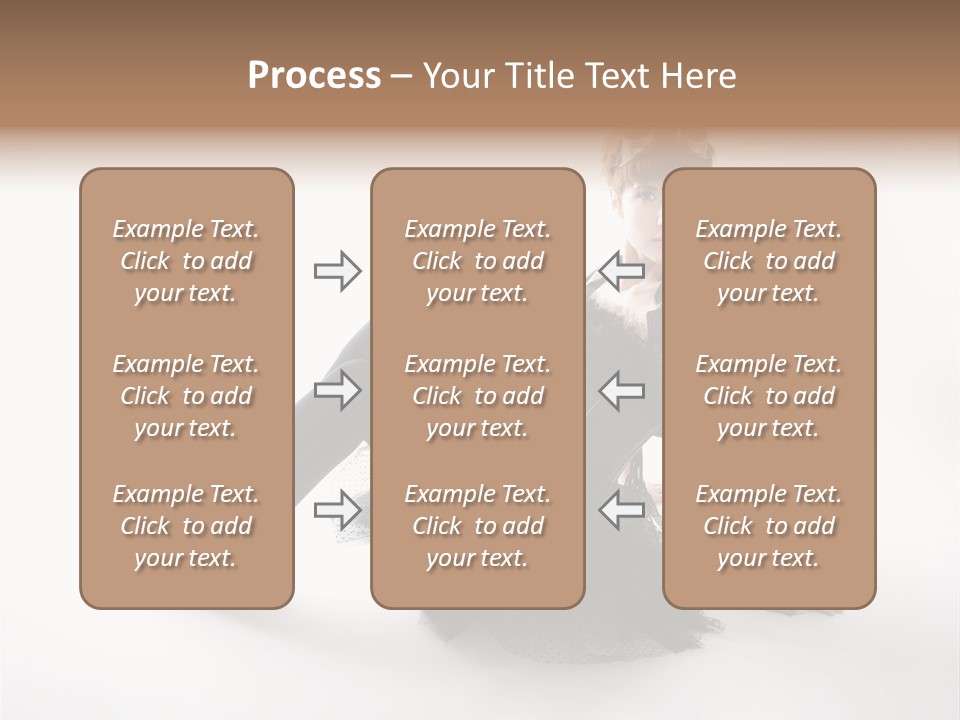People Female Model PowerPoint Template