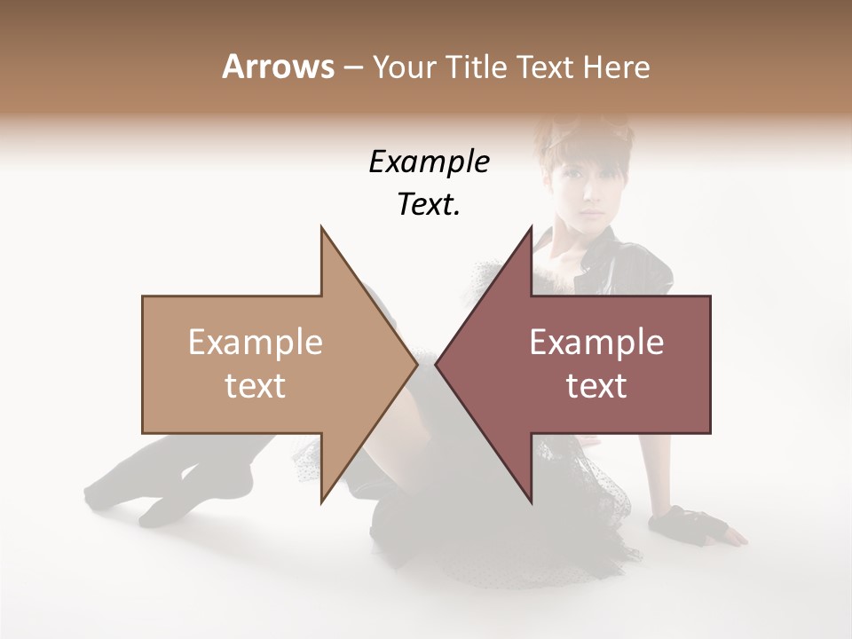 People Female Model PowerPoint Template