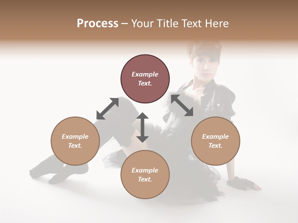 People Female Model PowerPoint Template