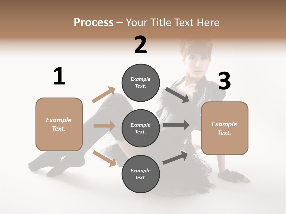 People Female Model PowerPoint Template