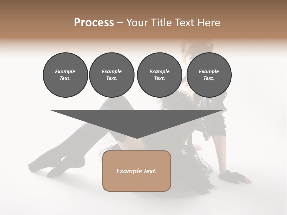 People Female Model PowerPoint Template