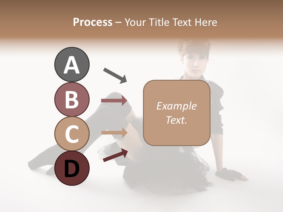 People Female Model PowerPoint Template