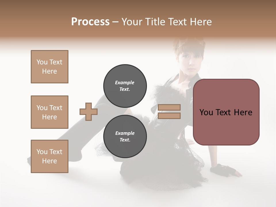 People Female Model PowerPoint Template