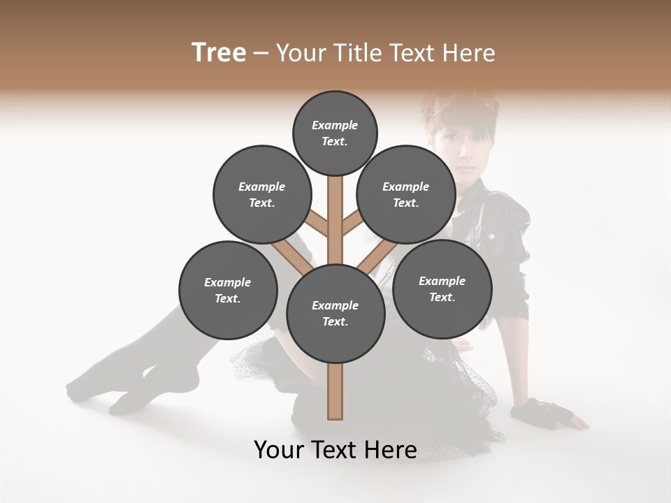 People Female Model PowerPoint Template