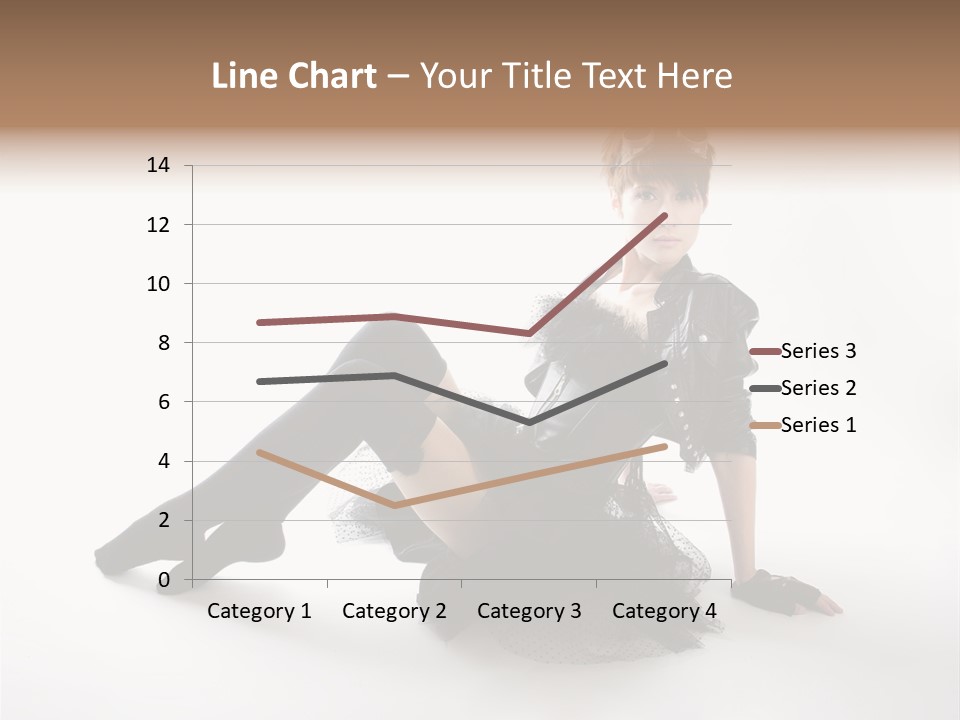 People Female Model PowerPoint Template