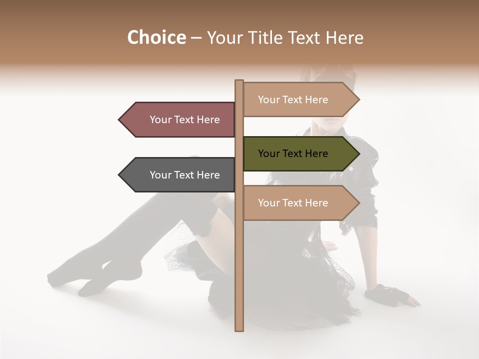 People Female Model PowerPoint Template