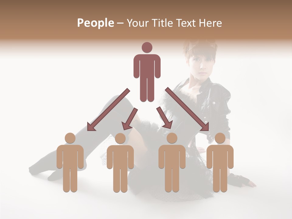 People Female Model PowerPoint Template