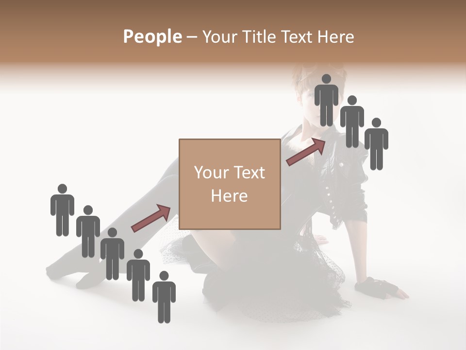 People Female Model PowerPoint Template
