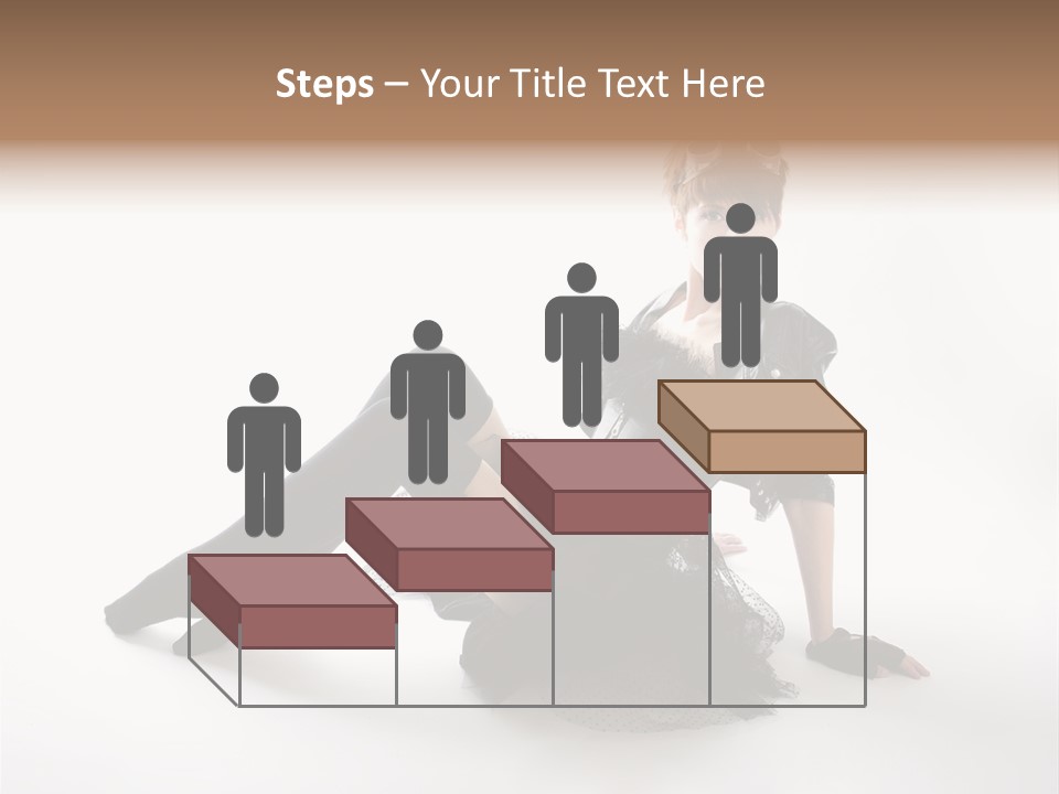 People Female Model PowerPoint Template