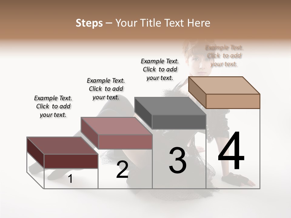People Female Model PowerPoint Template