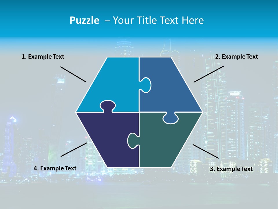 Metropolis Architecture Cityscape PowerPoint Template