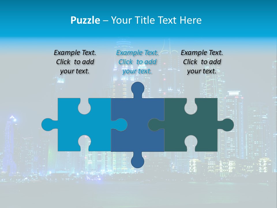 Metropolis Architecture Cityscape PowerPoint Template