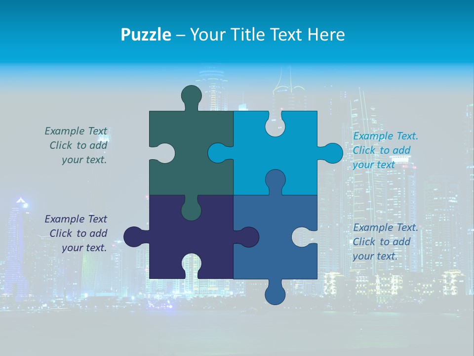 Metropolis Architecture Cityscape PowerPoint Template