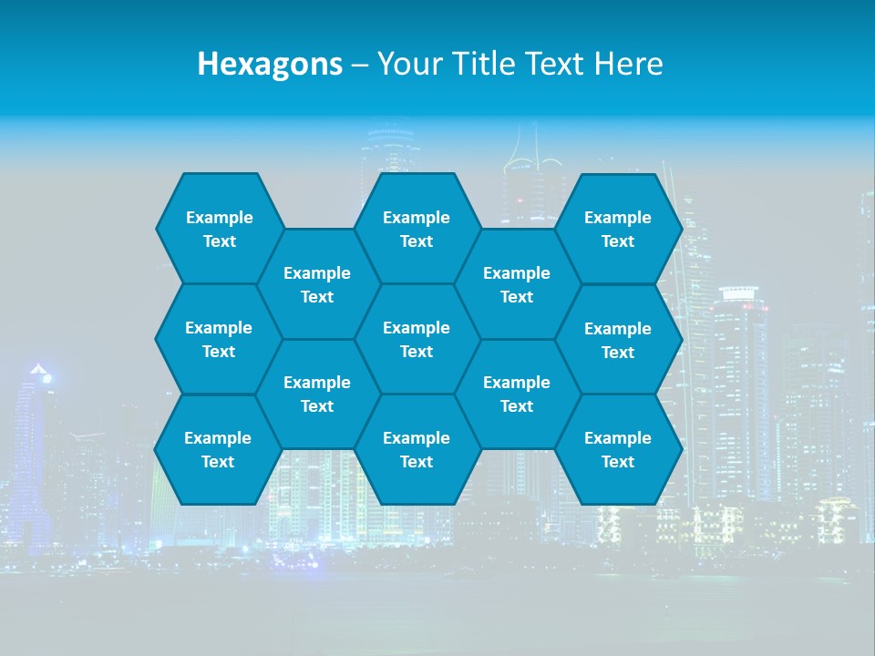 Metropolis Architecture Cityscape PowerPoint Template