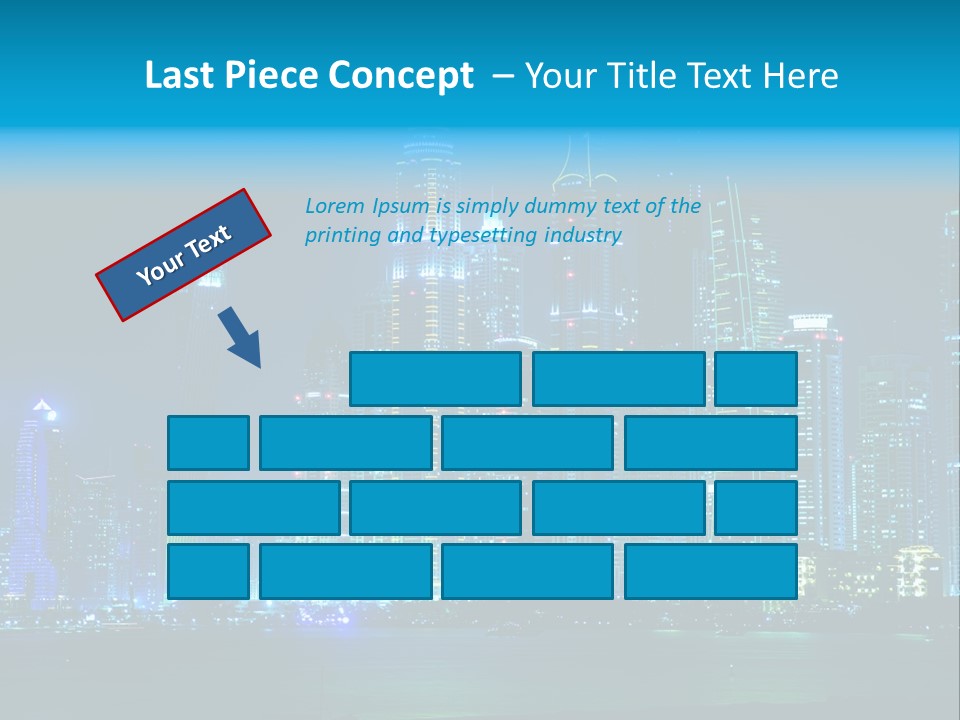 Metropolis Architecture Cityscape PowerPoint Template