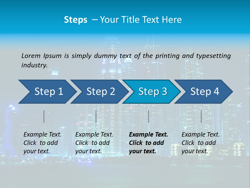 Metropolis Architecture Cityscape PowerPoint Template