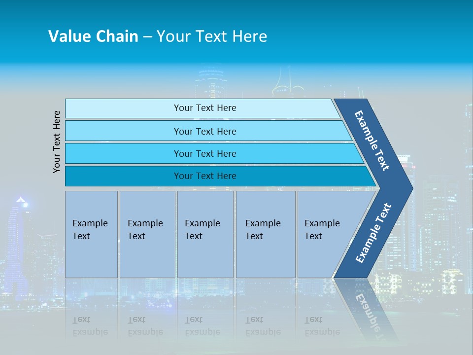 Metropolis Architecture Cityscape PowerPoint Template