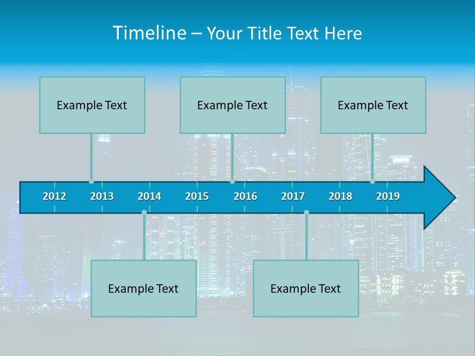Metropolis Architecture Cityscape PowerPoint Template