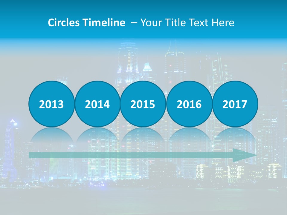 Metropolis Architecture Cityscape PowerPoint Template