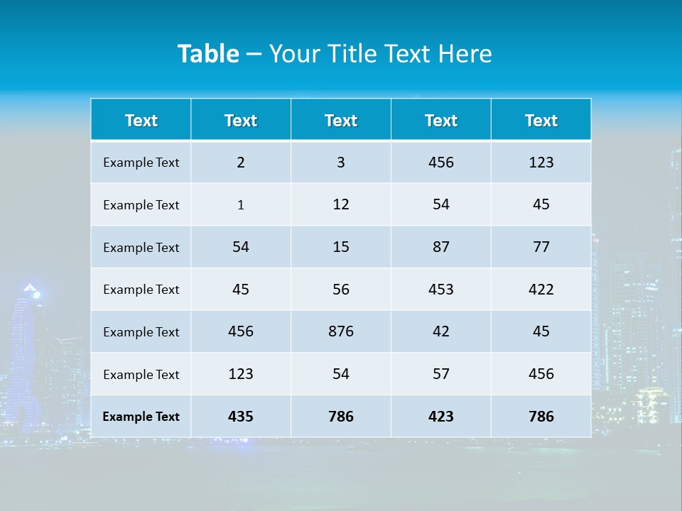 Metropolis Architecture Cityscape PowerPoint Template