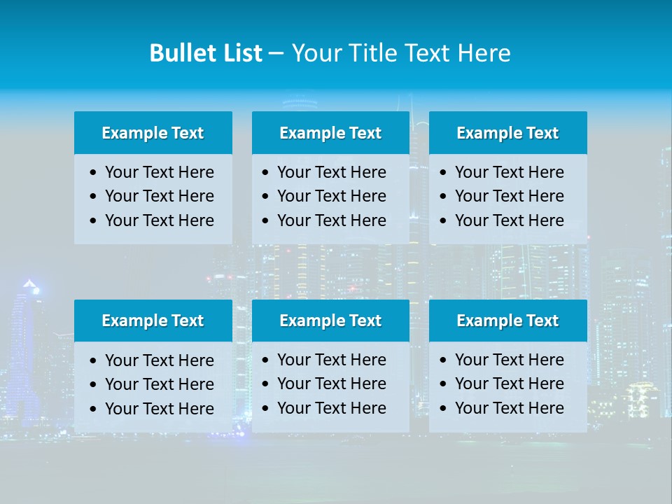 Metropolis Architecture Cityscape PowerPoint Template