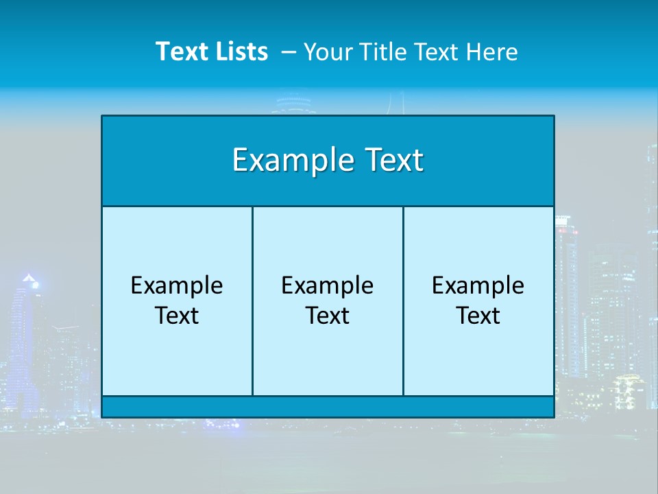 Metropolis Architecture Cityscape PowerPoint Template