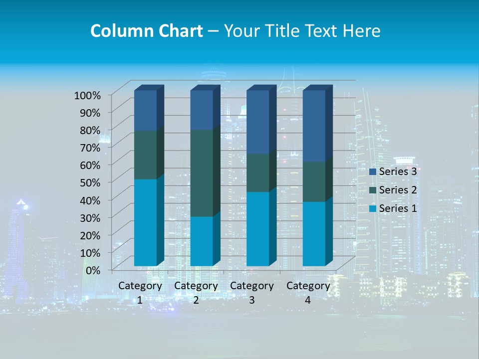 Metropolis Architecture Cityscape PowerPoint Template