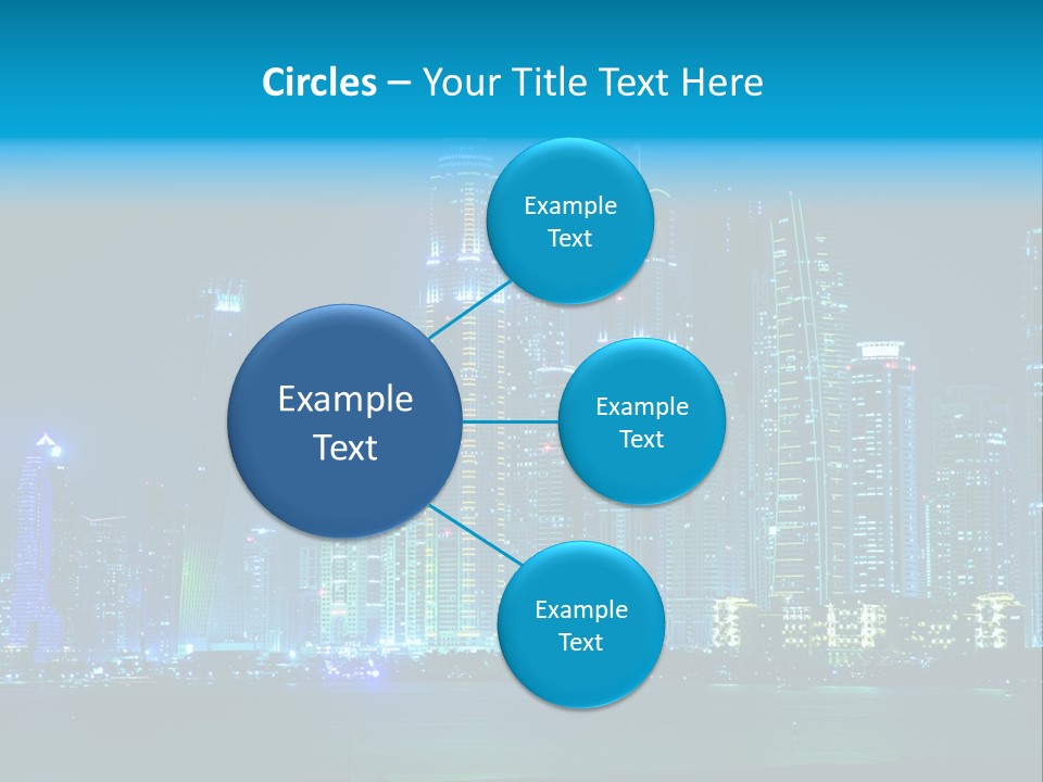 Metropolis Architecture Cityscape PowerPoint Template