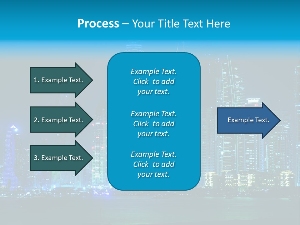 Metropolis Architecture Cityscape PowerPoint Template