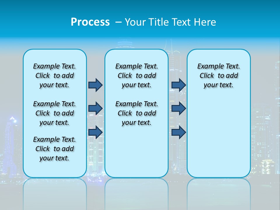 Metropolis Architecture Cityscape PowerPoint Template